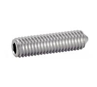 Vis métaux sans tête bout pointeau 6 pans creux filetage total inox A2 - 5X20 B100 ACTON