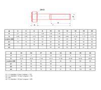 Vis métaux tête hexagonale filetage partiel brut classe 12.9 DIN 931 8X35 CLE 13 BTE100 ULTIMA TH8X35.129