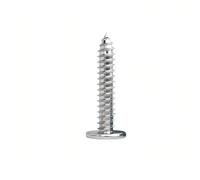Vis moletée Lot de 10 vis cruciformes en acier inoxydable 304, M4, M5, M6, compactes, ultra fines, à tête plate, for montage TV(20MM*M4)