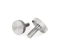 Vis moletée moletée en acier inoxydable 304 M2-M10 DIN653 | Serrez les boulons de réglage à la main avec une grande tête ronde et plate for un réglage rapide