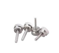 Vis Moletées Vis à pouce moletée en acier inoxydable, M2 .5 M3 M4, serrer la main, vis de verrouillage verre for mur rideau, 1 pièces À usage industriel(12mm(L),M2.5 5PCS)