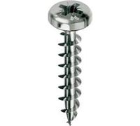 Vis MUSTAD Panelvit - Tête cylindrique - PZ2 - Filetage total - Ø4x30mm - Boite de 500 - PVACZC400300C8C G