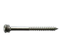 Vis MUSTAD Pour assemblage mécanique - Tête ronde Torx 40 - Zingué blanc - Ø7x90 - Boite de 400 - LT293A700900B8S