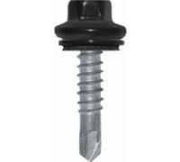 Vis P5 bardage CAPINOX 4 tête hexagonale 8mm CP 5,5x25mm RAL7016 100 pièces - ETANCO - 263107-236 RAL7016 (anthracite)