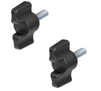 Vis Papillon à Oreilles, Mancheron Blocage Brancard, M6 x 40, Lot de 2