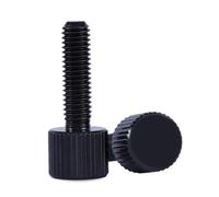 Vis Papillon M2 .5 M3 M4 M5 M6 * 5/6/8/10/12/15/20/25/30 acier avec moletage noir vis à tête plate oreilles serrer la main les(X20mm,M3 20pcs)