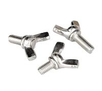 Vis papillon vis à oreilles M5-M10 201 vis à main en acier inoxydable avec griffe de boulon(M5x30mm (5pcs))