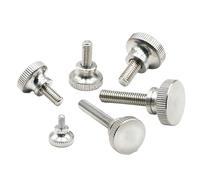 Vis Papillon Vis moletées M2 .5 M3 M4 M5 M6 303, boulons de bouton poignée en acier inoxydable for bricolage d'ordinateur voiture(10 PCS,M2 x 5 mm)