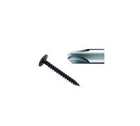 Vis penture inviolable tête ronde large zingué noir 6X30 boîte de 200 STAFA 0504200001