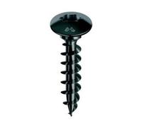 Vis penture Panelvit FC noir MUSTAD - Tête ronde large Collet rond
