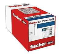 Vis pour aggloméré - Fischer - Power-Fast II - 3,5 x 20 mm - Tête fraisée - Galvanisé