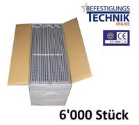 Vis pour chargeur 3,5x45 mm, pointe de perçage, vis à bois autotaraudeuses, vis pour plaques de plâtre, vis à bois cloutées, 6M