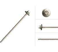 Vis pour panneaux sandwich inox pour montage sur acier 5.5 x 142 mm - par 100 pièces