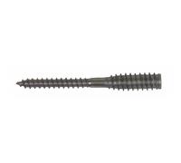 Vis pour pose de menuiserie aluminium sur dormant en bois - double filet - 6 x 80 mm - TOP-ROC ING FIXATIONS