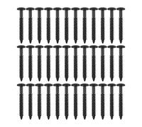Vis pour volets roulants noirs 7,5 cm | Lot de vis pour utilisateurs commerciaux, constructeurs professionnels et utilisateurs domestiques, pour le travail de bord
