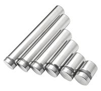 Vis publicitaires en acier inoxydable 40 pièces en acier inoxydable verre acrylique publicité entretoises vis de fixation 12x(20-100) mm(12x20mm)