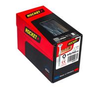 Vis Rocket tête fraisée étoile acier zingué, filetage partiel Ø 6 x L 140/70 mm - Boîte de 100