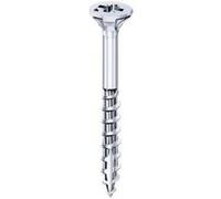 Vis Rocket tête fraisée Pozi VYNEX Acier zingué 6x80/50 - Boite de 150 - 351400025158 Zingué G