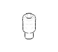Vis sans tête de fixation Dornbracht 09311100590 093111005 M5 x 10 mm