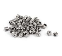Vis sans tête - SOURCING MAP - M4 x 4 mm - Inox 304 - Empreinte hexagonale - Lot 50