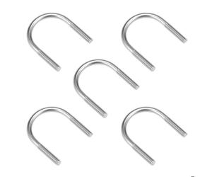 Vis SOURCING MAP 5Pcs M6 Boulon en U fixation acier inoxydable 304 pour tuyau 33mm de diamètre Composant de fixation