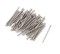 Vis SOURCING MAP 60Pcs M2 x 40mm Vis à tête cruciforme ronde Boulon en acier inoxydable 304 Composant de fixation