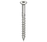 Heco Schrauben Vis HECO-Topix-Plus Terrasse A2 inox Ø5×50 Tête fraisée T20 Filet partiel Boîte 200