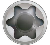 SPAX Vis terrasse, Filetage de fixation, Tête cylindrique, T-STAR plus, Pointe CUT, Acier inoxydable A2