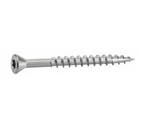 Boîte 200 Vis terrasse tête fraisée 5 x 60 inox A2 Torx 25 + 1 embout Torx bois dur ACTON - 623265X60