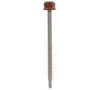 Vis têtalu autoperçeuse P1 TK12 laquée pour couverture + bardage sur bois Faynot - 263100-055