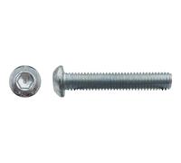 Vis tête bombée six pans creux filetage total (BHC) classe 10,9 zingué dégazé - 8 x 40 mm - BTE 100 - LENNIE - BHC1090804002B
