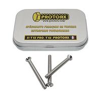 Vis Tete Fraisee Bombee Fendue M5 x 50mm : Boite 10 Pcs Visserie Inox pour Ecrou Rondelle | Vis à Tête Fraisée Bombée Fendue Acier A2 | Metal Anti-Rouille - DIN 964 | Boite Rangement Vis PROTORX