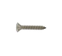 Vis tôle à tête fraisée bombée inox A4 3.9x25, 20 pièces.