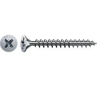 Vis universelle tête fraisée Pozidrive filetage total pointe S WIROX 4,5X50 boîte de 500 SPAX 1081010450505