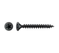 Vis universelle tête fraisée zinguée noire 3 x 16 mm par 200 SPAX