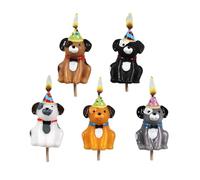 Visages souriants FAIRE DES SOURIRES DEPUIS 2001 Bougies de gâteau d'anniversaire de fête de visages souriants | Décorations de gâteau fantaisie pour décoration de gâteau d'anniversaire et fêtes de c