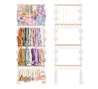 VISATOR Bandeau Titulaire Arcs Organisateur Pour Bandeau Bebe Fille | Organisateur Accessoires Cheveux Pour Bébé Filles Arc Cintre De Stockage Pour Les Filles Chambre Décoration Murale