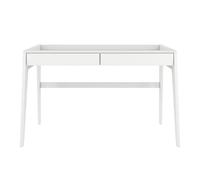 Visby Bureau avec tiroirs - Blanc