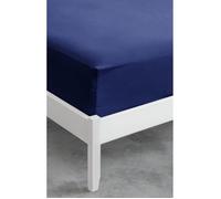 ViscoSoft - Drap Housse 140x190 x30cm Microfibre Bleu Nuit - Drap Grand Bonnet 30 cm - Tissu Doux - Drap Housse Matelas 140x190