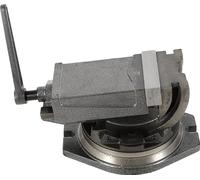Vise de précision, socle pivotant à 360º, angle d'inclinaison de 90º, gris