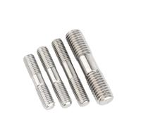 Vises à stud terminées, Goujons sans tête en acier inoxydable 304, M3, M4, M5, plusieurs tailles, utilisation industrielle for le travail du bois(M4x160mm 2pcs)