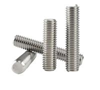 Vises à stud terminées, Tiges entièrement filetées en acier inoxydable 304 M3-M8 30-300 mm(160mm (3pcs),M6)
