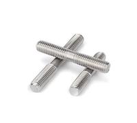 Vises à stud terminées, Tiges filetées à double extrémité en acier inoxydable 304, M3-M16, 20-250 mm, filetage partiel(160mm M10 2Pcs)