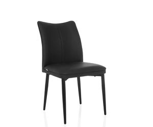 VISETO - Chaise de salle à manger Noir