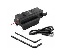 Viseur laser pour rails de 20 mm, faisceau rouge, bleu ou vert, viseur point rouge compact rechargeable par USB ou alimenté