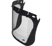 Visière filet 3M 5J Acier inoxydable gravé Taille du filet : 0,15mm Réduction de la lumière : min. 17%, max. 37%, Poids : 54g vendu séparément : support V5 pour casques de protection 3M x1 morceau