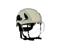 Visière courte 3M X5-SV01-CE pour les casques de protection X5000 et X5500, transparente, traitement antibuée et anti-rayures, polycarbonate x1 morceau