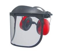 Visière De Protection Grillagée Relevable Et Anti-bruit (26db), Modèle Professionnel. Largeur Visière: 370mm, H: 190m
