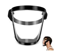 Visiere de protection, Masque Complet Facial Transparent Anti-fog Protective Full Face Shield, Réutilisables Écrans Faciaux HD, Visières de Sécurité, Réglable Sangle pour Femmes Hommes