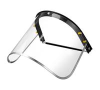 Visière Faciale de Sécurité Transparente, Alliage D'aluminium PVC | Montage Compatible Casque, Visibilité Élevée, Couvre-protection Incluse, Usage Bois et Ponçage Couleur Aléatoire